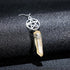 Wicca Charm & Aura Quartz Necklace - Floral Fawna