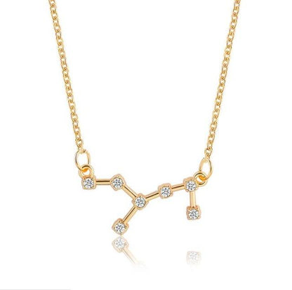 Zodiac Sign Constellation Necklace - Floral Fawna