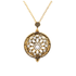 Secret Magnifying Glass Golden Necklace - Floral Fawna