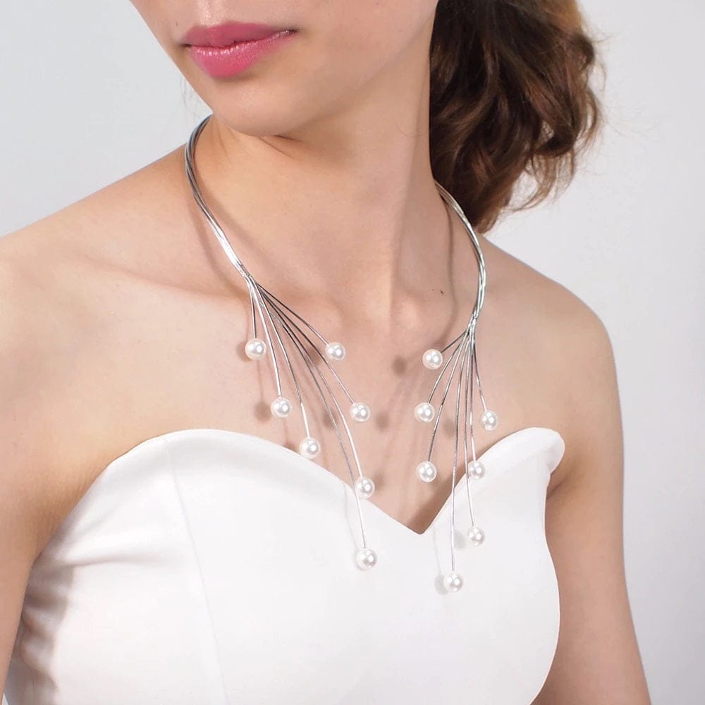 Pearl Tree Necklace - Floral Fawna