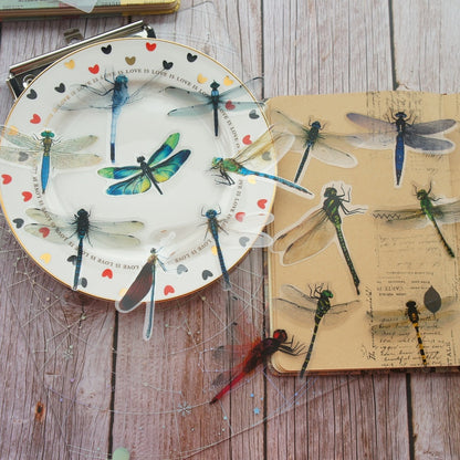 Dragonfly Stickers - Floral Fawna
