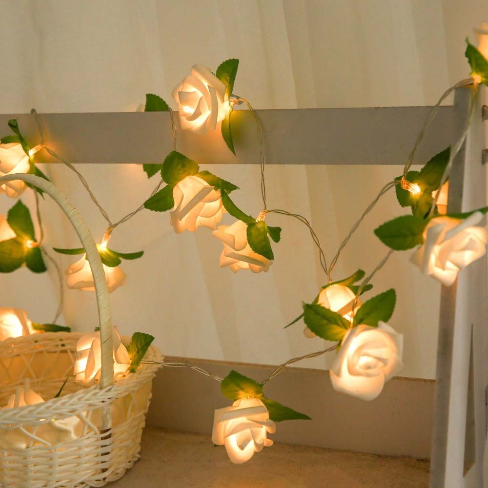 Rose Flower Fairy Night Lights - Floral Fawna