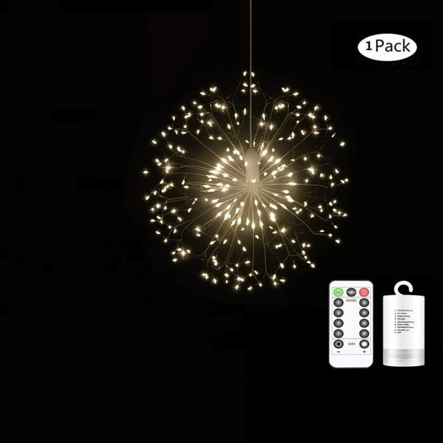 Starburst LED Firework Lights - Floral Fawna