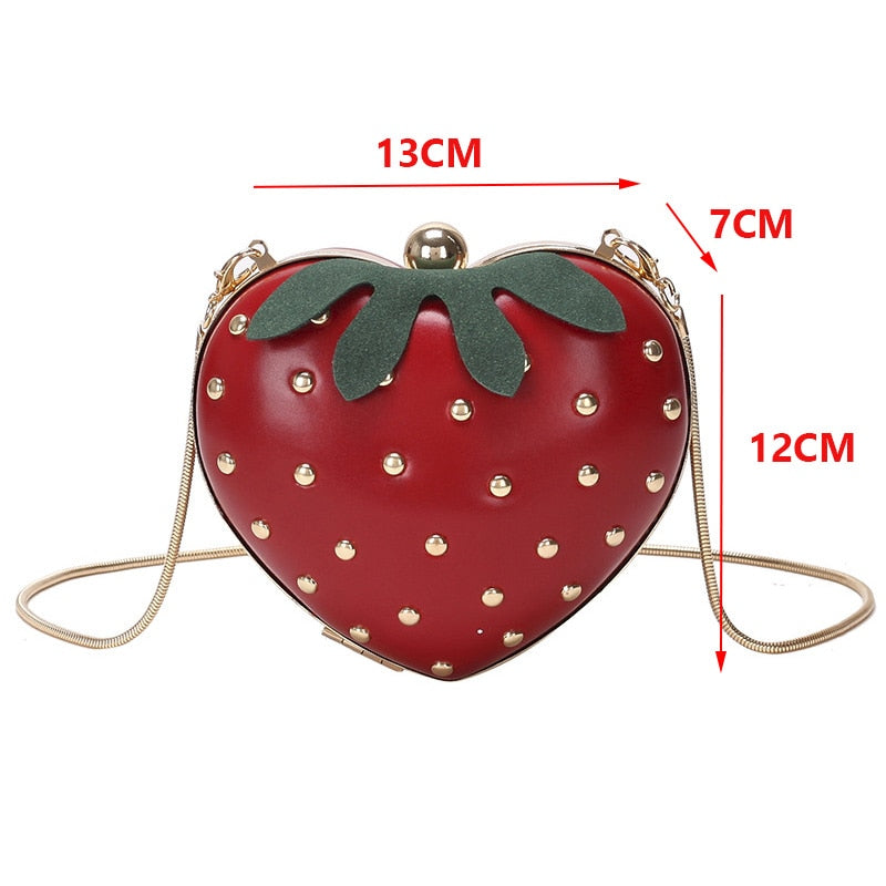 Strawberry Crossbody Bag - Floral Fawna