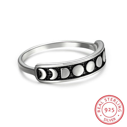 Phases Of The Moon Ring - Floral Fawna