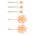 Flowers & Pearls Hair Pin Set - Floral Fawna