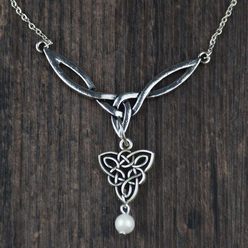 The Celtic Goddess Necklace - Floral Fawna