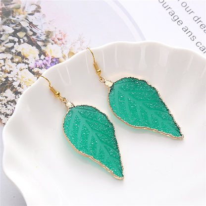 Boho Leaf Drop Earrings - Floral Fawna