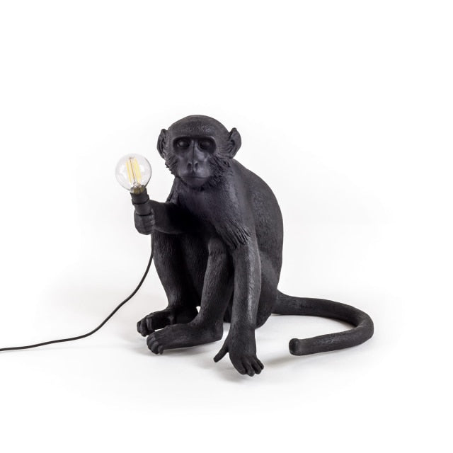 Cheeky Monkey Lamp - Floral Fawna