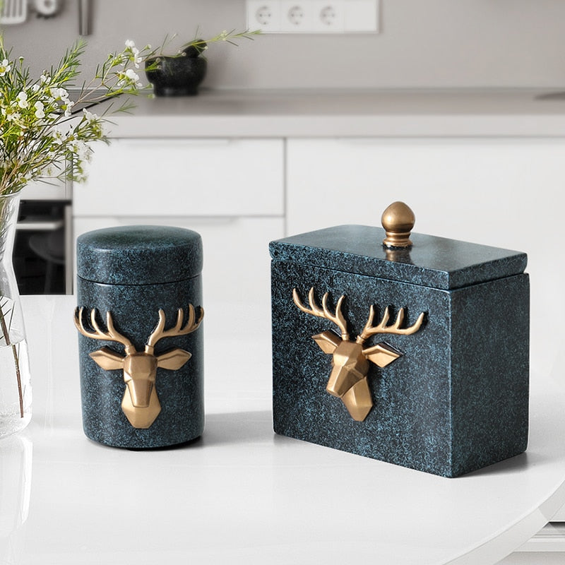 Deer Storage Containers - Floral Fawna