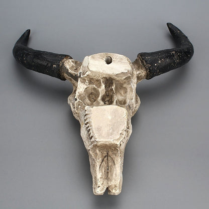 Taxidermy Cow Skull Wall Hanging - Floral Fawna