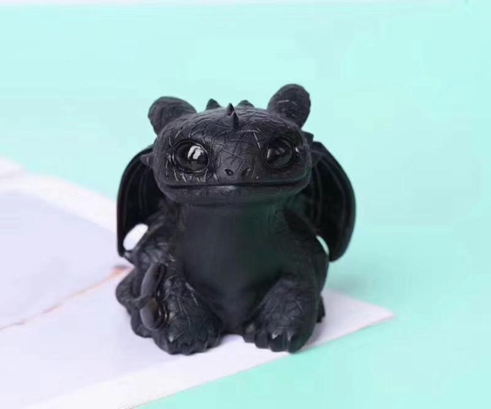 Toothless Dragon Crystal - Floral Fawna