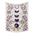 Planets and Nature Wall Hanging Tapestry Art - Floral Fawna