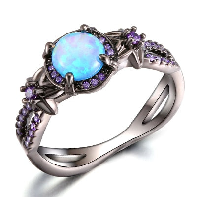 The Sorceress Fire Ring - Floral Fawna
