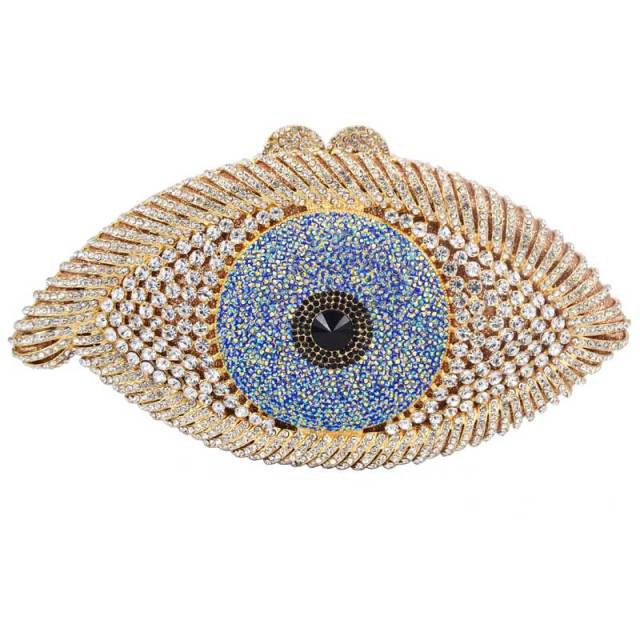 All Seeing Eye Crystal Clutch - Floral Fawna