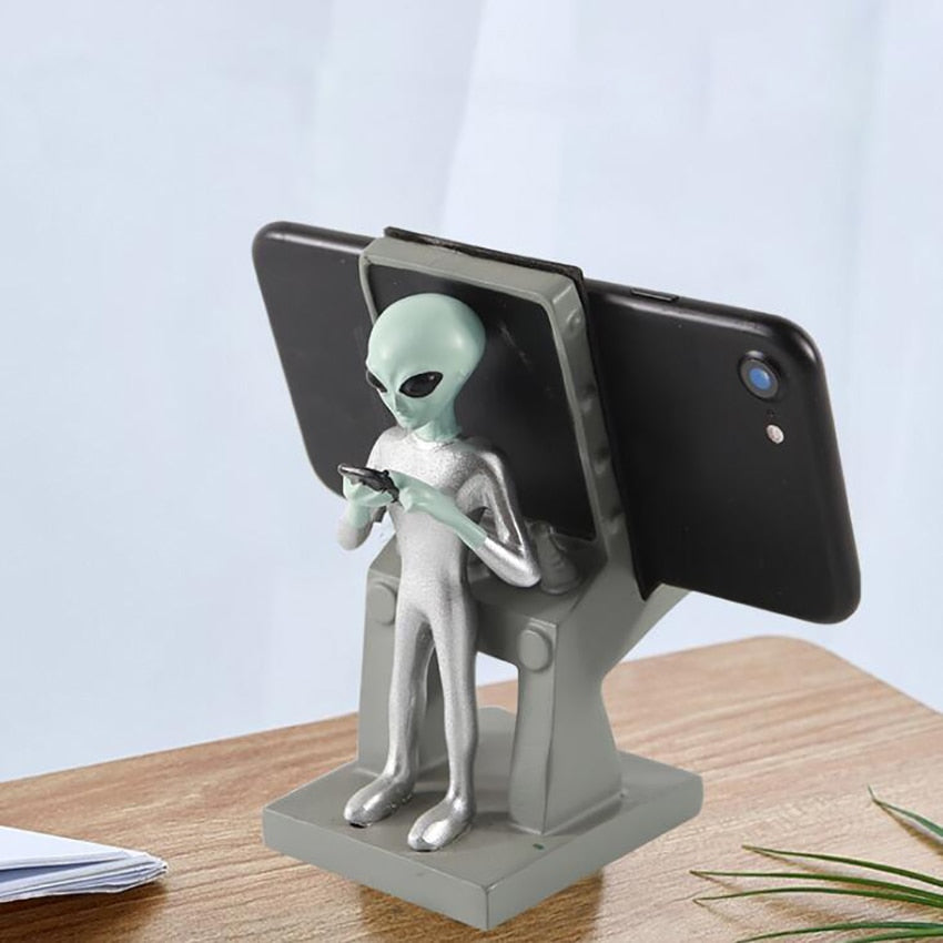 Alien Phone Holder Stand - Floral Fawna