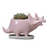 Ceramic Triceratops Planters - Floral Fawna