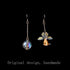 Irregular Goldfish Bubble Dangle Earrings - Floral Fawna