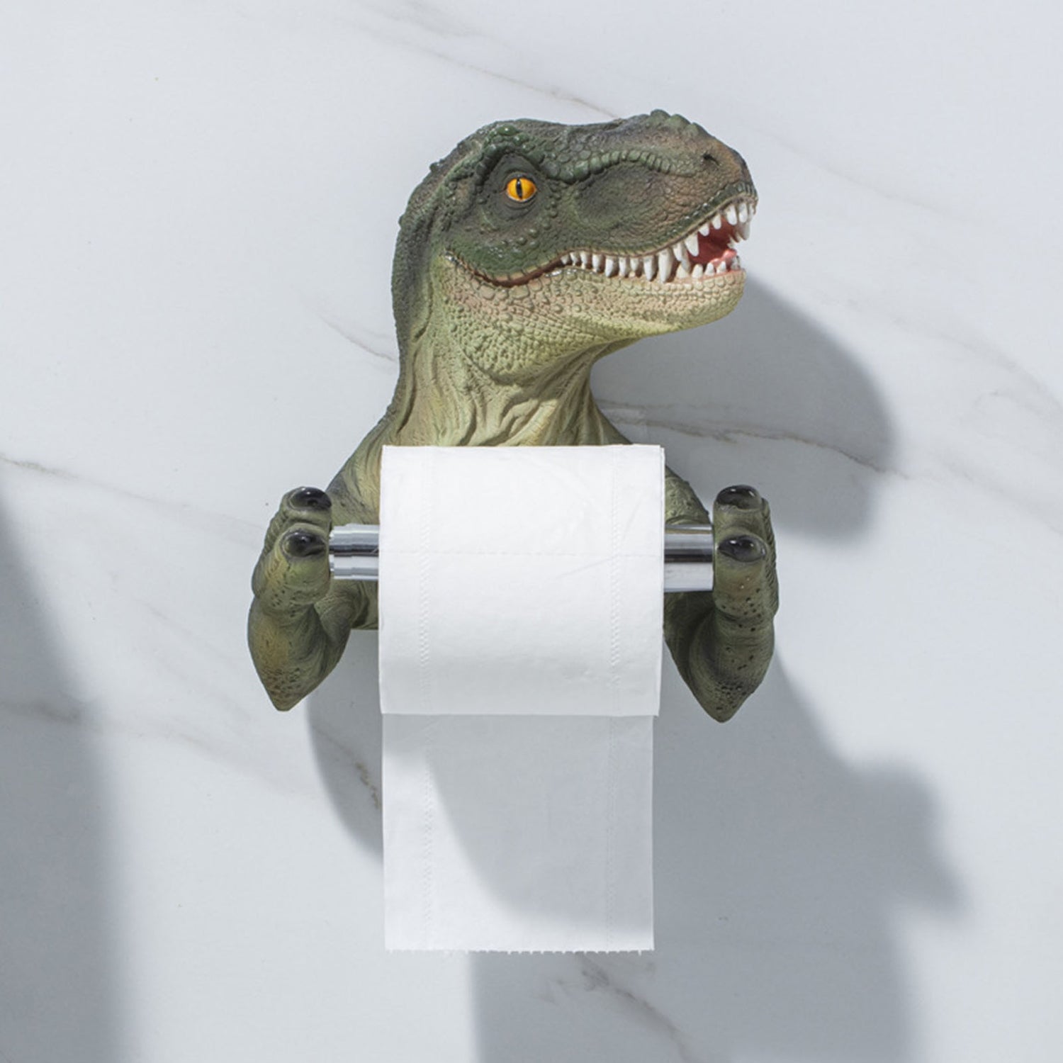 Dinosaur Toilet Paper Holder - Floral Fawna