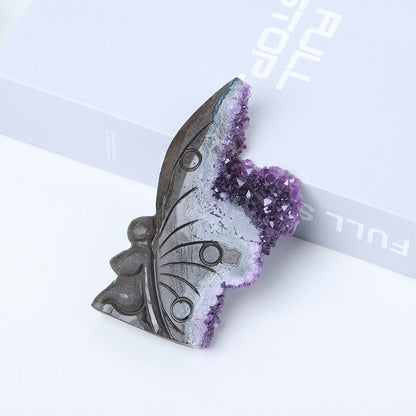Amethyst Butterfly Girl - Floral Fawna