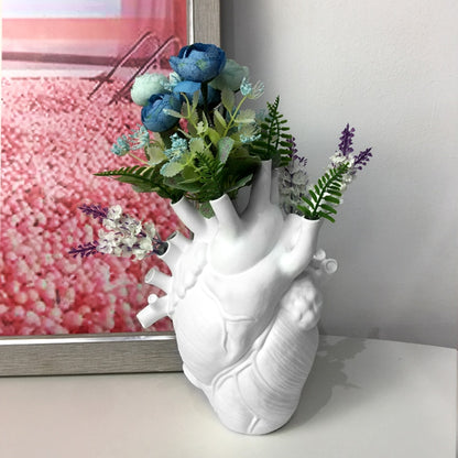 Anatomical Heart Shape Flower Vase - Floral Fawna