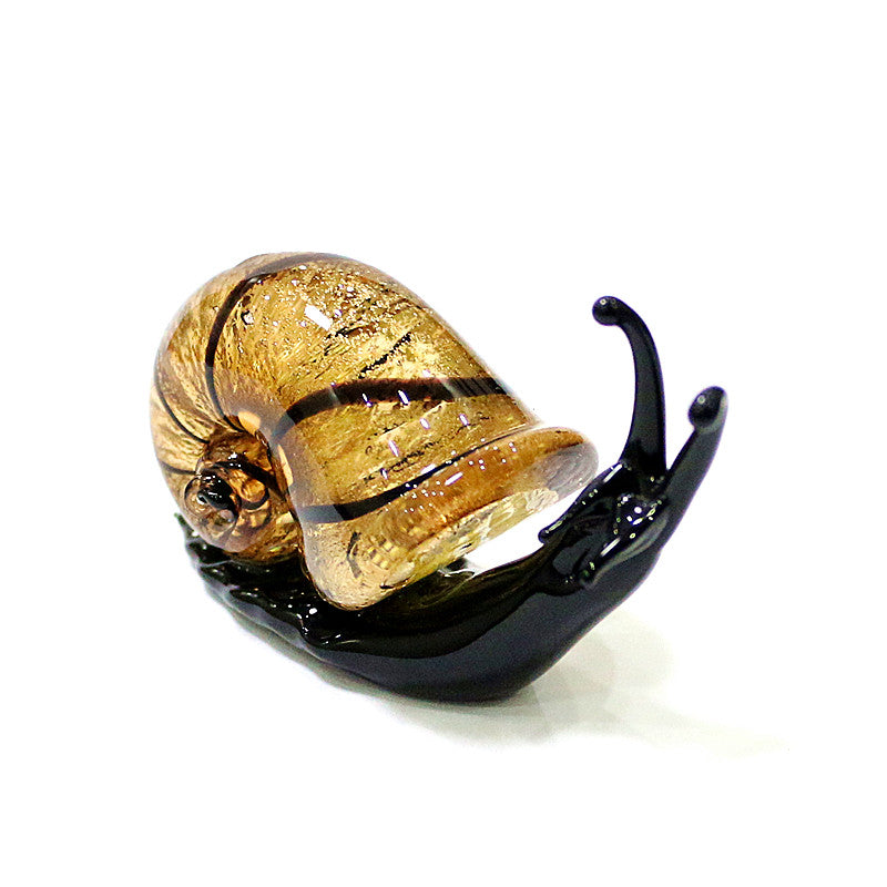 Miniature Glass Snail - Floral Fawna