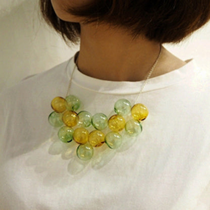 3D Bubble Necklace - Floral Fawna