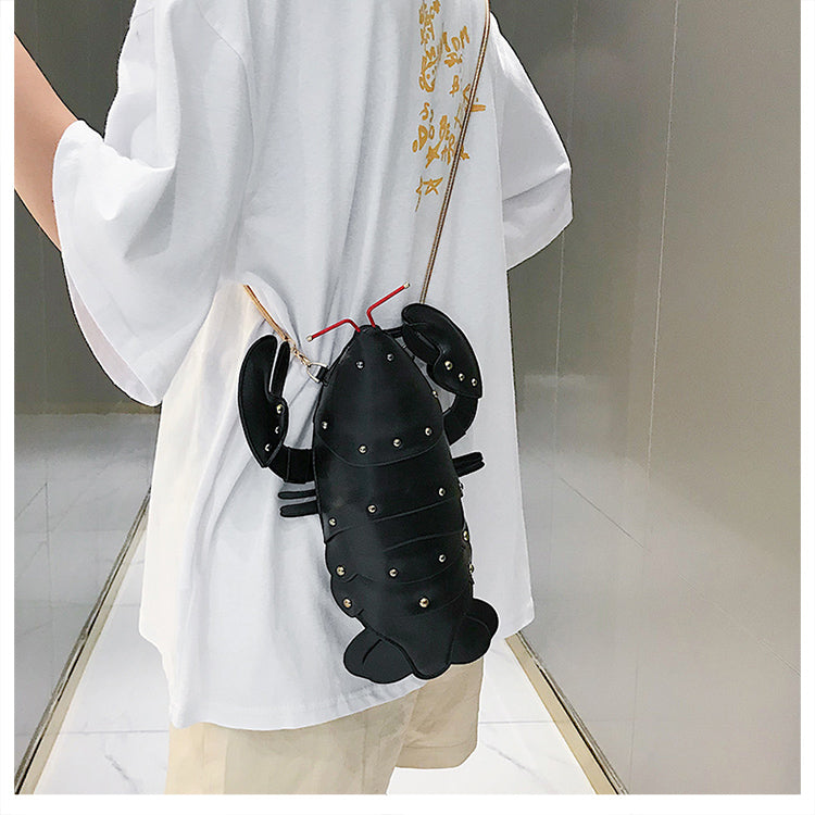 3D Lobster Crossbody Bag - Floral Fawna