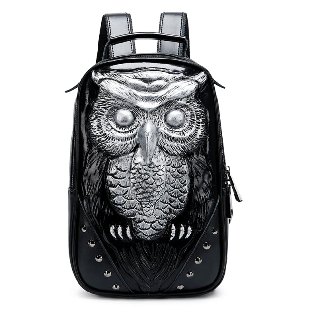 3D Owl Backpack - Floral Fawna