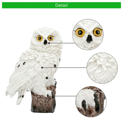 LED Solar Owl Outdoor Lamp - Floral Fawna