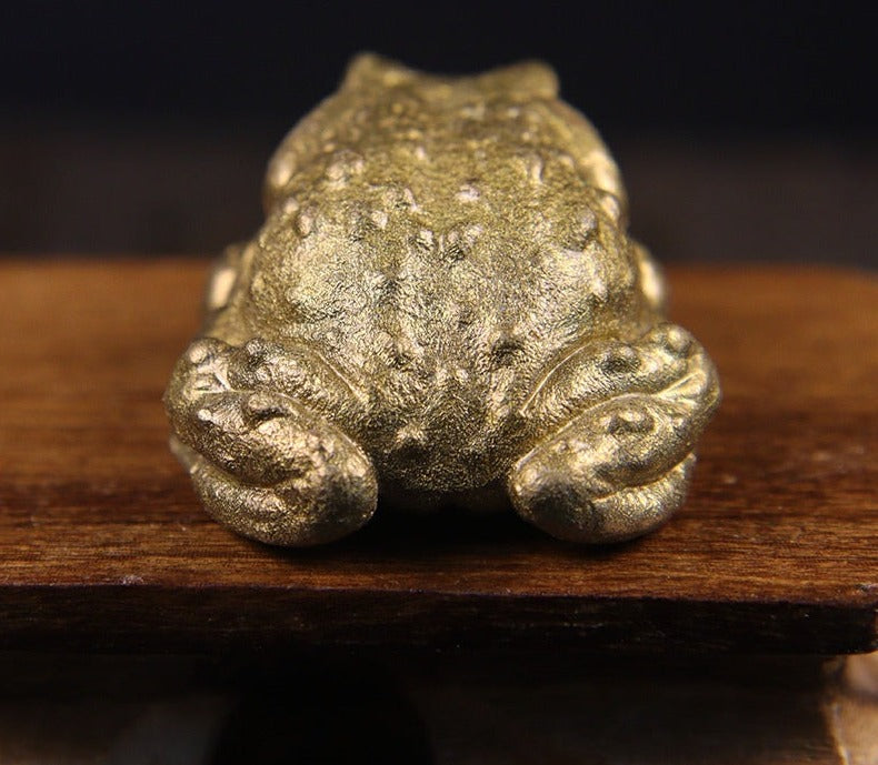 Copper Toad Ornament - Floral Fawna