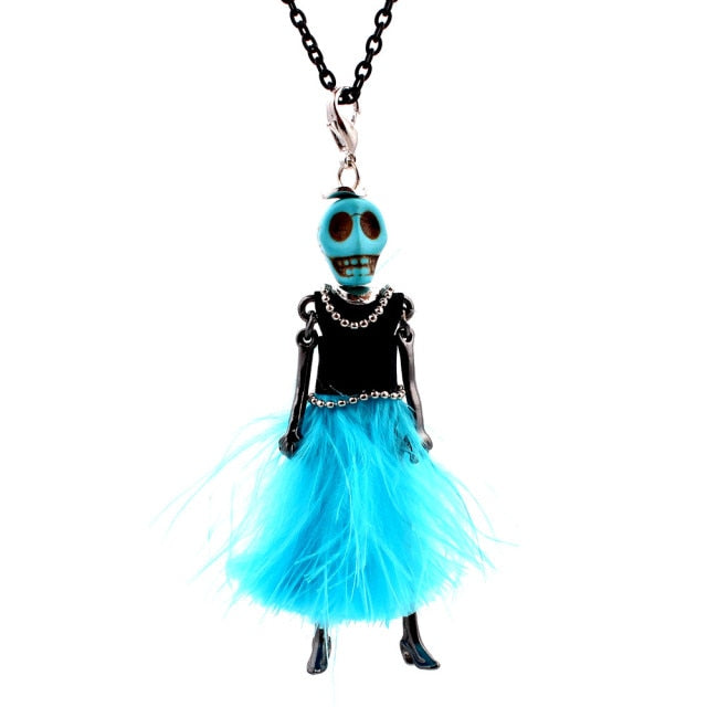 Corpse Bride Necklace - Floral Fawna