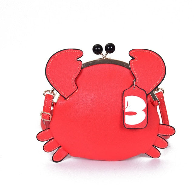 Cute Crab Crossbody Bag - Floral Fawna