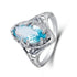 Blue Icy Snow Princess Ring - Floral Fawna