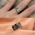 Bohemian Style Feather Wrap Ring - Floral Fawna