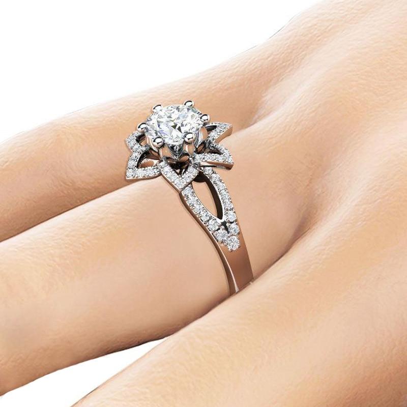 Enchanted Flower Silver Ring - Floral Fawna
