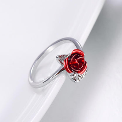 Enchanted Rose Wrap Ring - Floral Fawna