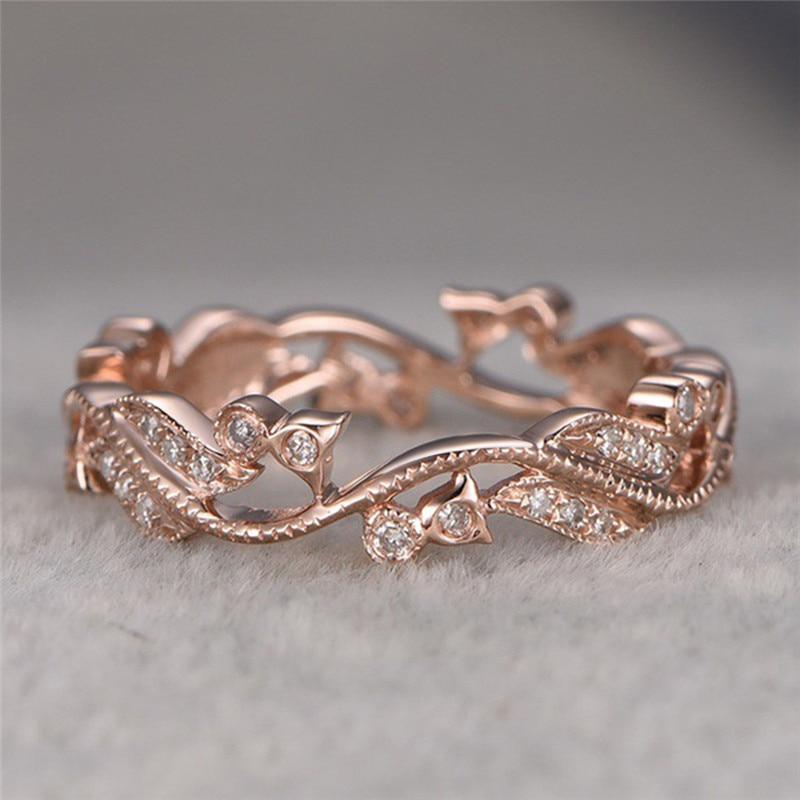 Rose gold outlet vine ring