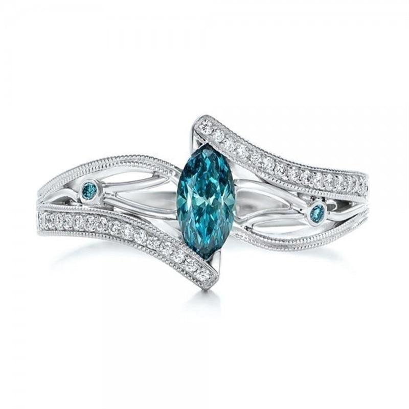 Enchanting Crystal Monarchy Ring - Floral Fawna