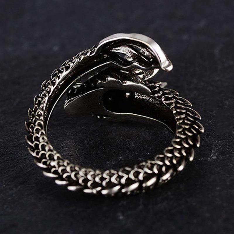 Fierce Dragon Wrap Ring - Floral Fawna