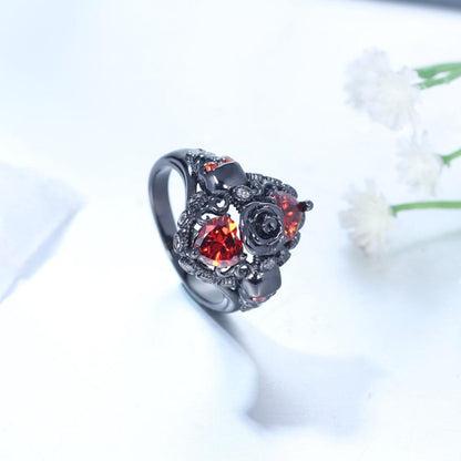 Gothic Beauty Rose Ring - Floral Fawna