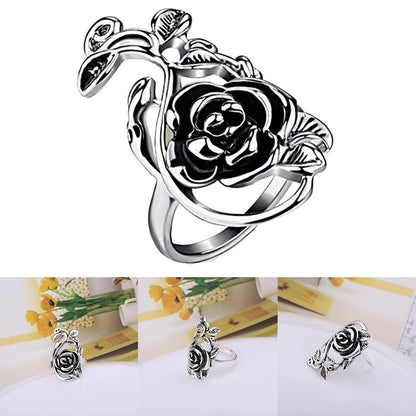 Gothic Style Rose Ring - Floral Fawna