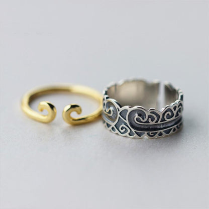 Magic Spell Sterling Silver Ring Set - Floral Fawna