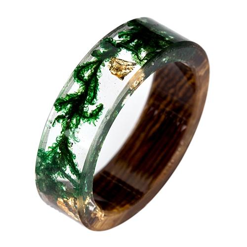 Magical Forest Wooden Ring - Floral Fawna