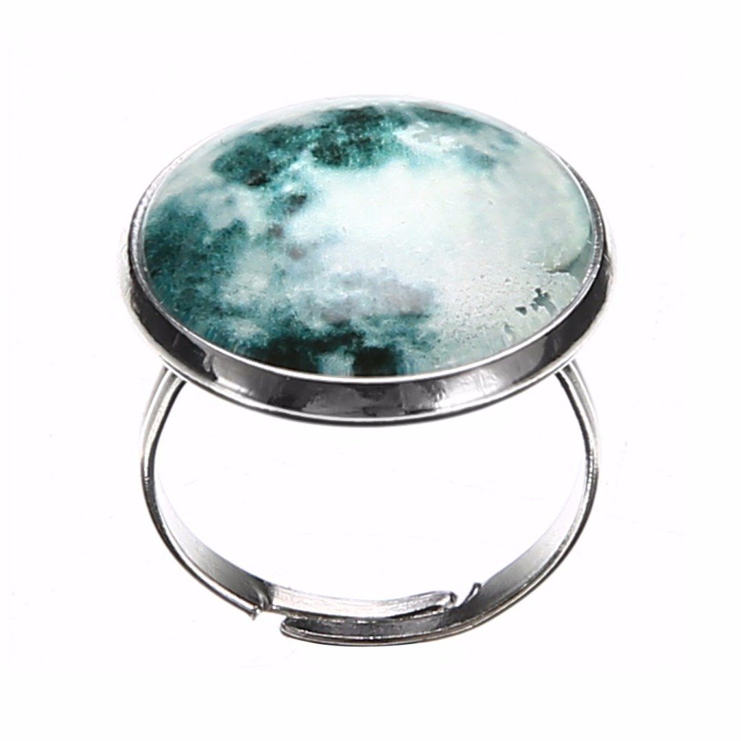 Magical Glow In The Dark Moon Ring - Floral Fawna