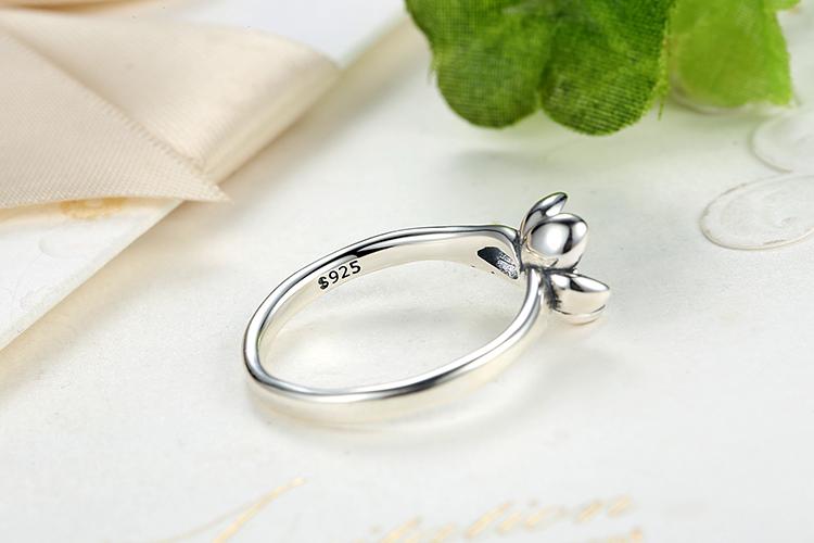 Mystic Flower Silver Ring - Floral Fawna