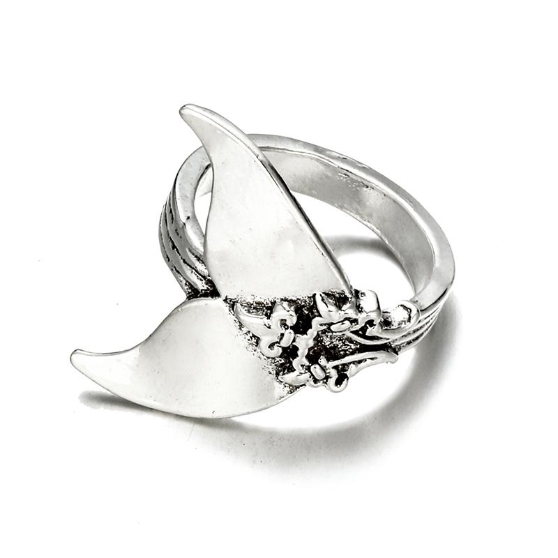Mystical Mermaid Tail Wrap Ring - Floral Fawna