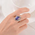 Retro Style Magical Mood Ring - Floral Fawna