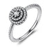 Round Flower Silver Ring - Floral Fawna