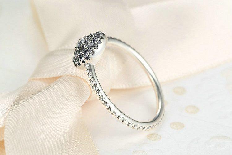 Round Flower Silver Ring - Floral Fawna